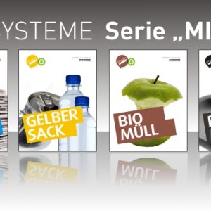 Mülltrennsysteme Serie "Milano"