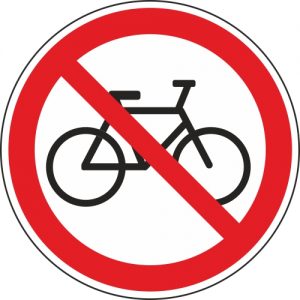 Aufkleber-radfahren-verboten