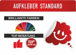 Aufkleber Standard